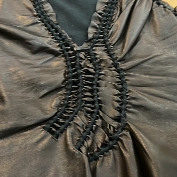 Jean Paul Gaultier Leather Vintage 1990s-2000s Top Sz M - Picture 11 of 14